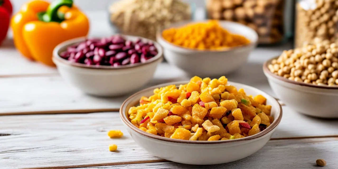 Organized emergency food storage shelves with labeled mylar bags and containers